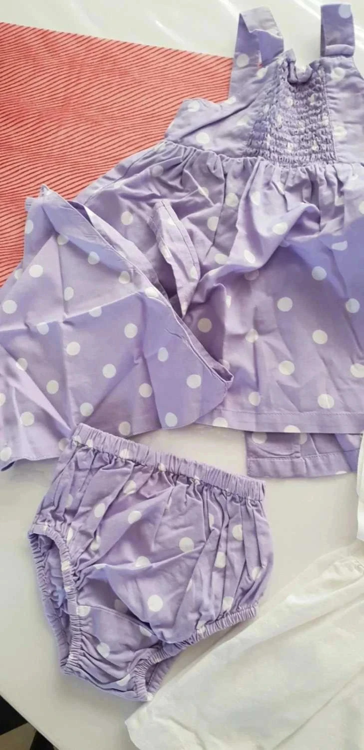 Ensemble 3mois robe fichu bloomer – photo 11